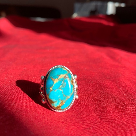 Bisbee Turquoise Sterling Silver Ring
